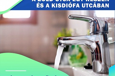 Vízelszíneződés Győrben a Zöld utcában és Kisfiófa utcában